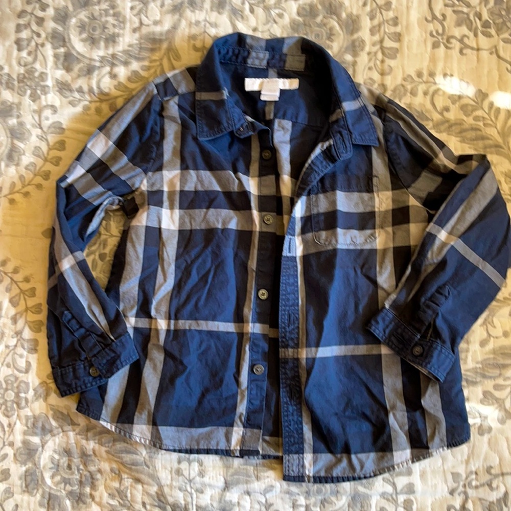 Burberry boys shirt 2y